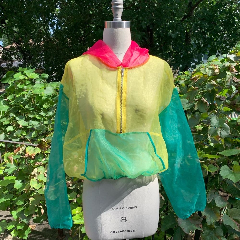 Fashionable see-through hoodie